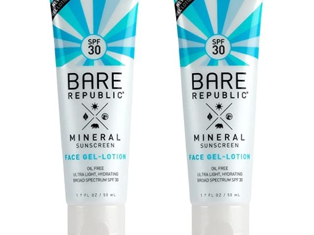 Bare Republic Mineral Sunscreen Gel-Lotion, SPF 30