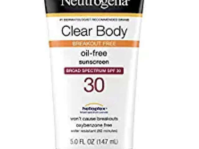 Neutrogena Clear Body Break-Out Free Sunscreen Lotion, SPF 30