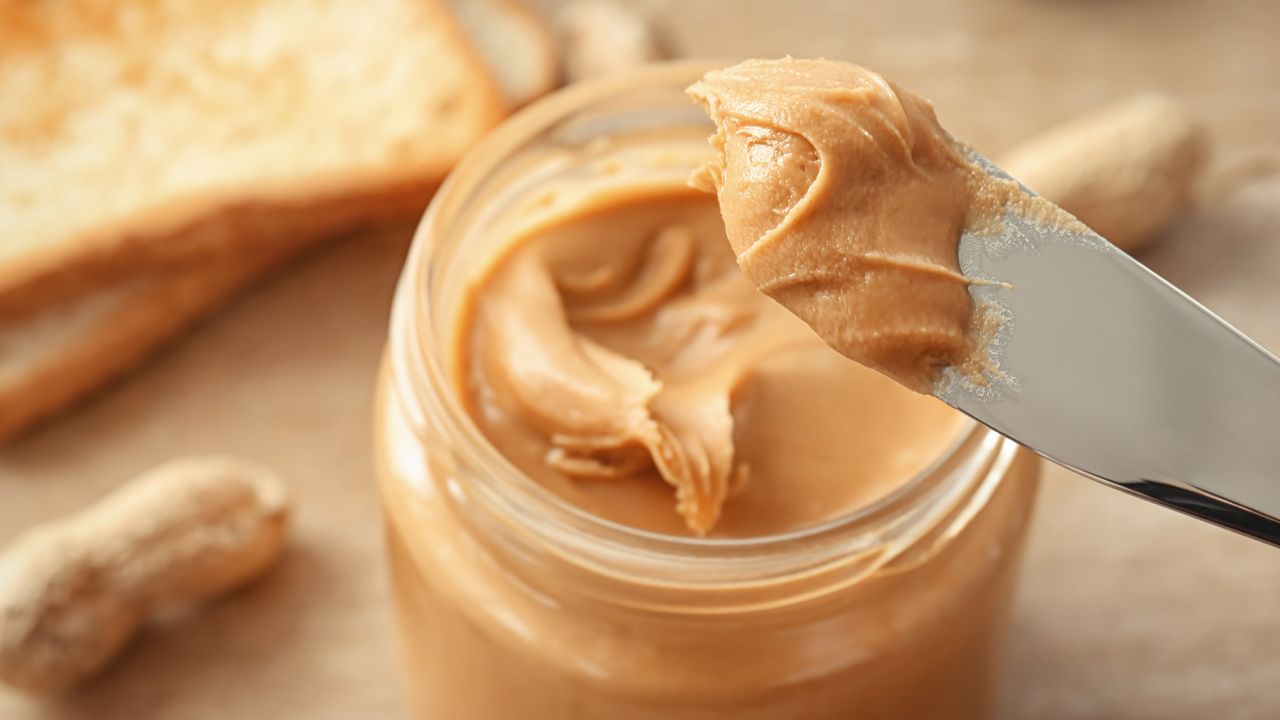 Peanut butter and bread